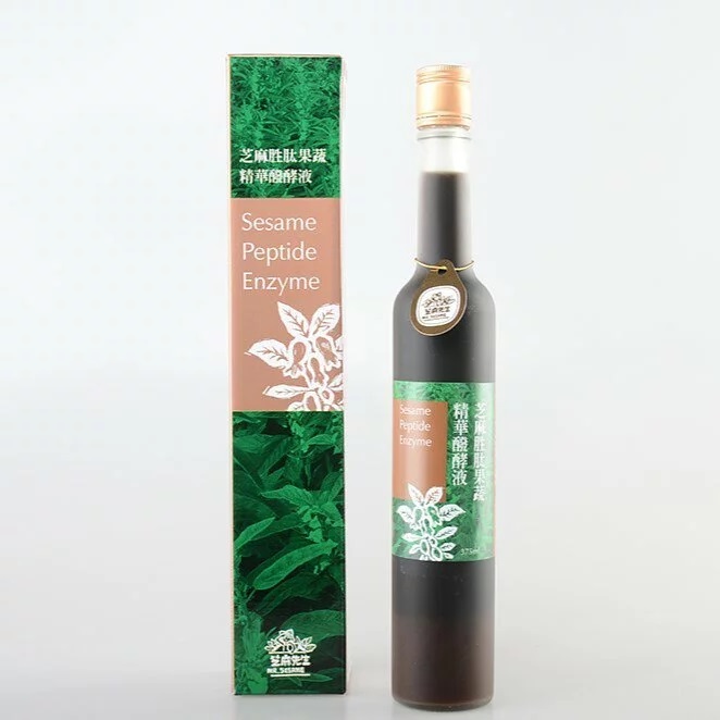 芝麻胜肽果蔬精華醱酵液 (375ml/瓶)