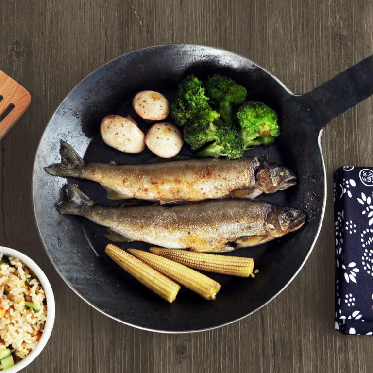 【德國turk土克鐵鍋】手工職人專業經典一體成型 平底鍋長柄24cm 65524