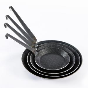 【德國turk土克鐵鍋】熱鍛斜紋 長柄平底鍋24cm 鐵鍋 65224