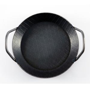 【德國turk土克鐵鍋】熱鍛斜紋 雙耳平底鍋20cm 鐵鍋 65920