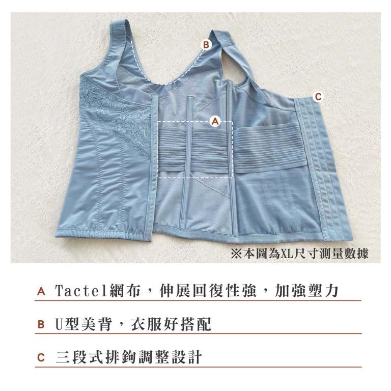 【思薇爾】柔塑曲線系列S-XXL中重機能半身塑身衣(水洗藍)