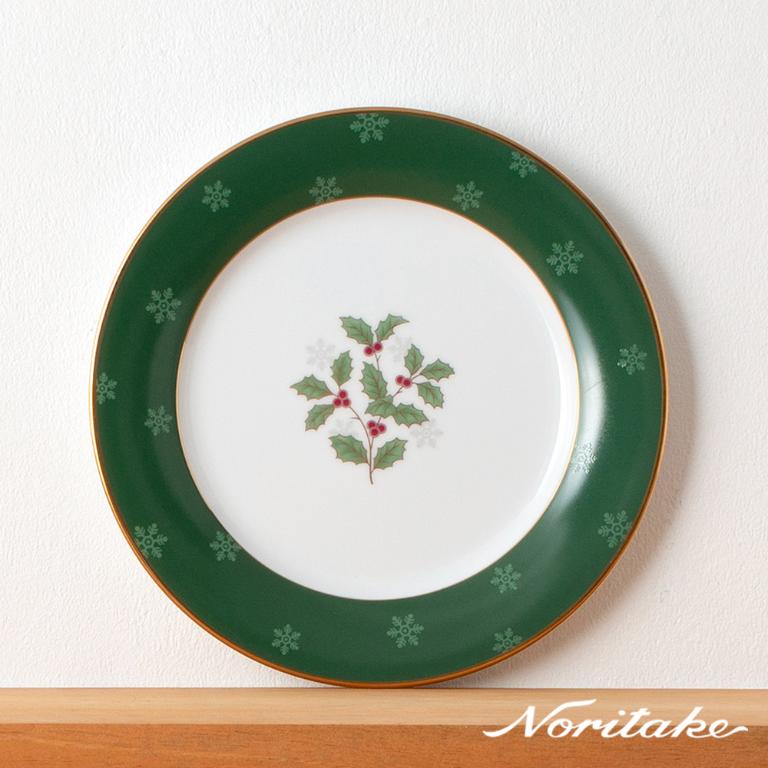 Noritake 聖誕誓約金邊-展示盤