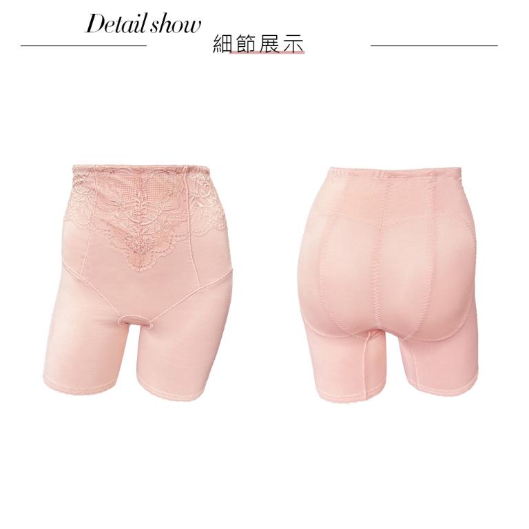 【思薇爾】柔塑曲線系列64-82中重機能高腰短筒束褲(澄粉色)