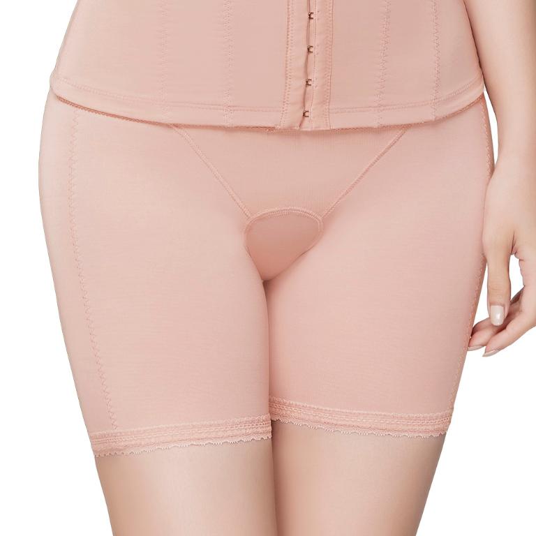 【思薇爾】柔塑曲線系列64-82中重機能高腰短筒束褲(澄粉色)