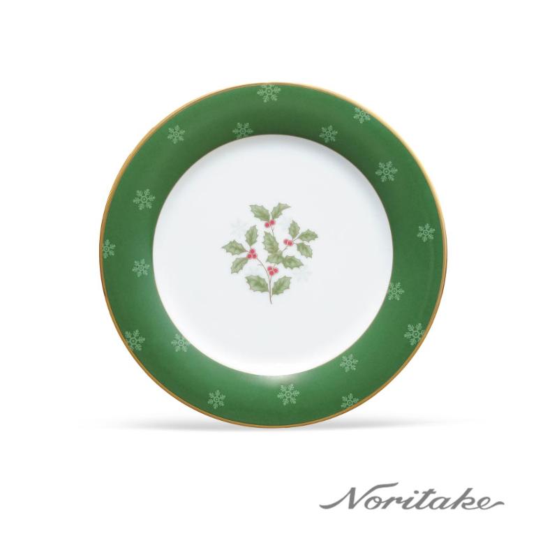 Noritake 聖誕誓約金邊-展示盤
