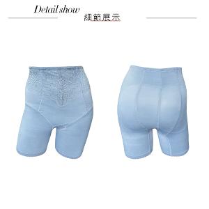 【思薇爾】柔塑曲線系列64-82中重機能高腰短筒束褲(水洗藍)