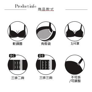 【思薇爾】金戀花羽系列B-E罩軟鋼圈蕾絲集中包覆女內衣(蒲柳綠)