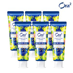 Ora2 me 淨白無瑕牙膏 奇異果香薄荷130g x 6入