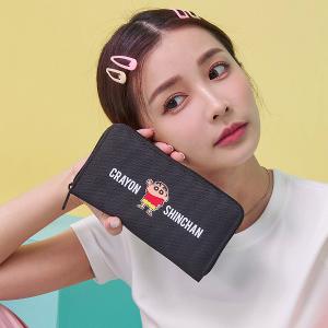 【OUTDOOR】Crayon Shinchan蠟筆小新長夾-黑色