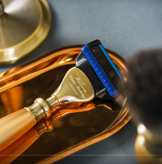 FREED 古銅系列豪華四件組五刀式刮鬍刀禮盒-阿波羅