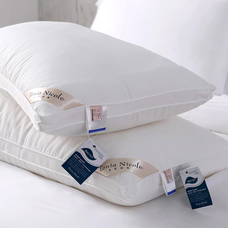 【Tonia Nicole 東妮寢飾】英威達可水洗防蹣抗菌七孔枕(2入)