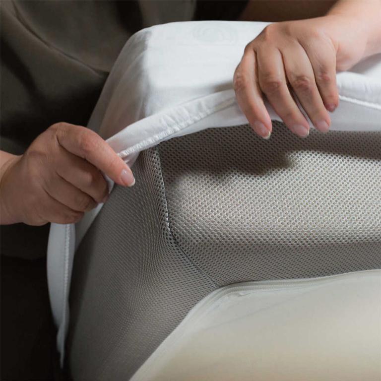 【美國寢之堡】 Luxury西班牙天絲床包式防水保潔墊 - 單人