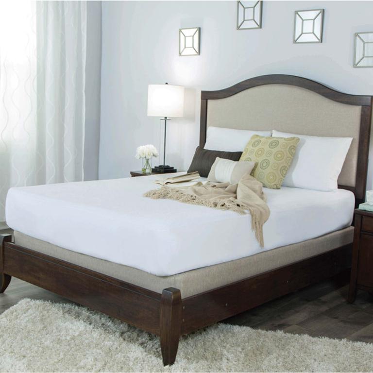 【美國寢之堡】 Luxury西班牙天絲床包式防水保潔墊 - 單人