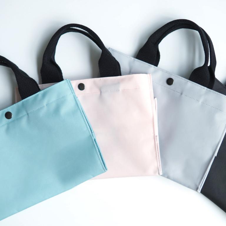 寶特瓶巧攜提袋(時尚黑/簡約灰/北歐綠/清透粉)