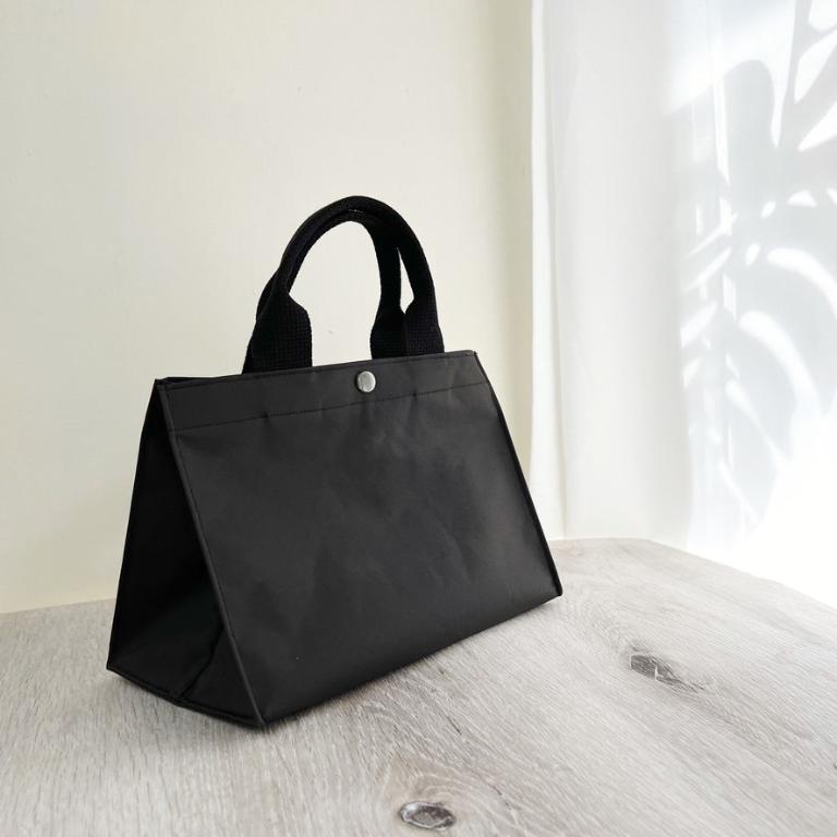 寶特瓶巧攜提袋(時尚黑/簡約灰/北歐綠/清透粉)