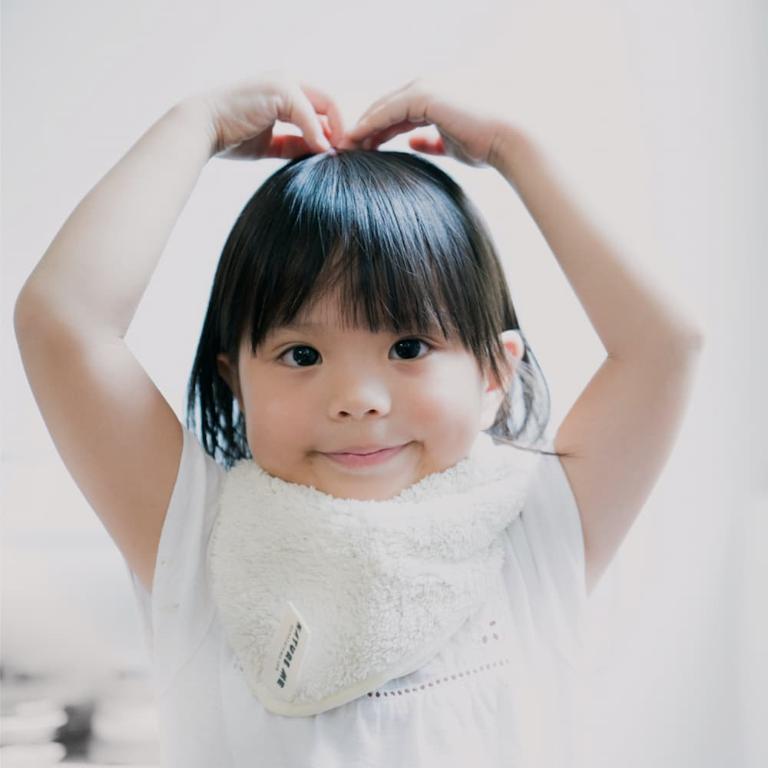 棉花糖絨米兔巾