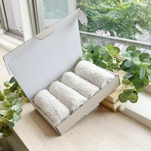 棉花糖絨小手巾4件組