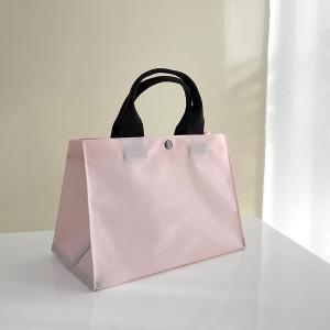 寶特瓶巧攜提袋(時尚黑/簡約灰/北歐綠/清透粉)