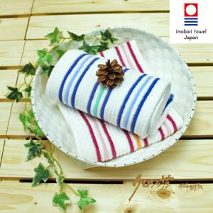 今治細條伸縮擦髮巾 34x88公分