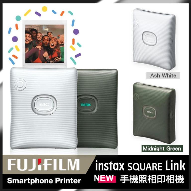 富士 FUJIFILM instax SQUARE Link 相印機 智慧型手機印表機 公司貨  贈底片透明保護套20入