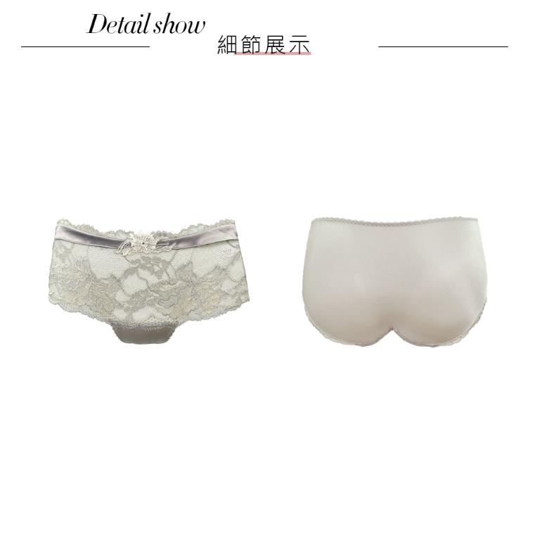 【思薇爾】蝴蝶花語系列M-XL蕾絲中低腰平口女內褲(麥香膚)