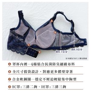 【思薇爾】蝴蝶花語系列B-E罩軟鋼圈蕾絲集中包覆女內衣(麥香膚)