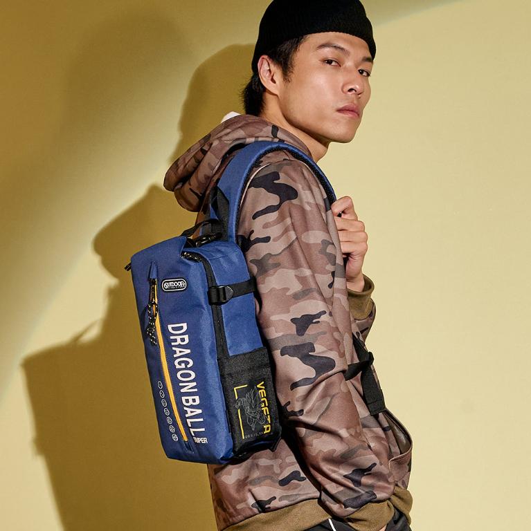 【OUTDOOR】DRAGON BALL SUPER七龍珠超-達爾單肩包-藍色