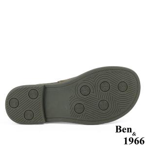 Ben&1966高級牛皮可愛圓頭踝靴-深咖(237031)