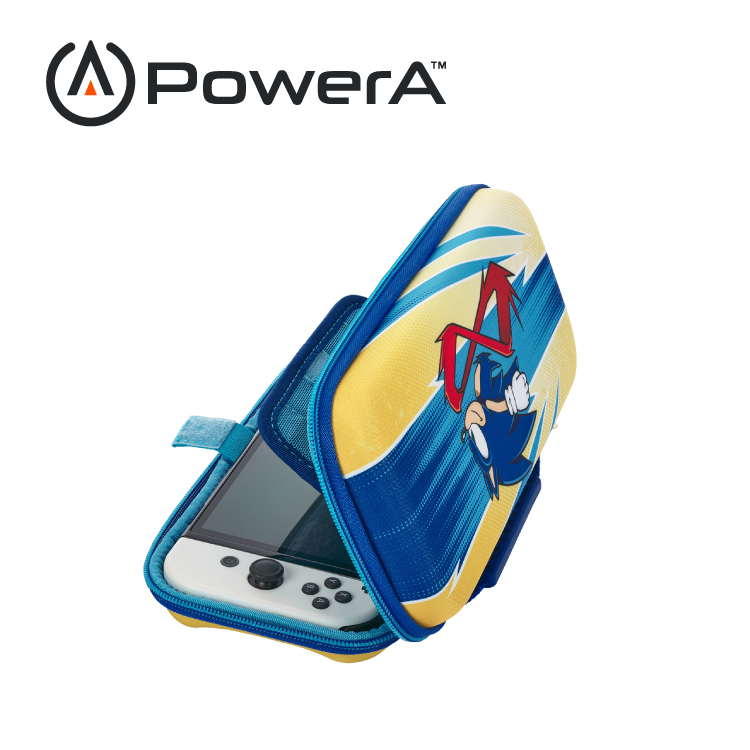 【PowerA】|任天堂官方授權|薄型收納包限量款(NSCS0209-01)-音速小子