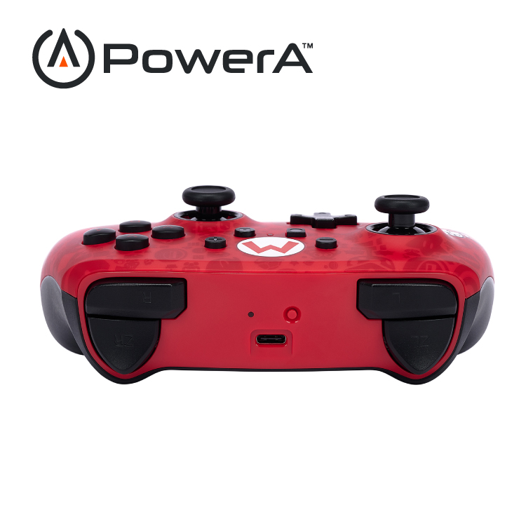 【PowerA】|任天堂官方授權|增強款藍芽5.0無線遊戲手把限量款 (1525741-01)-超級瑪利歐