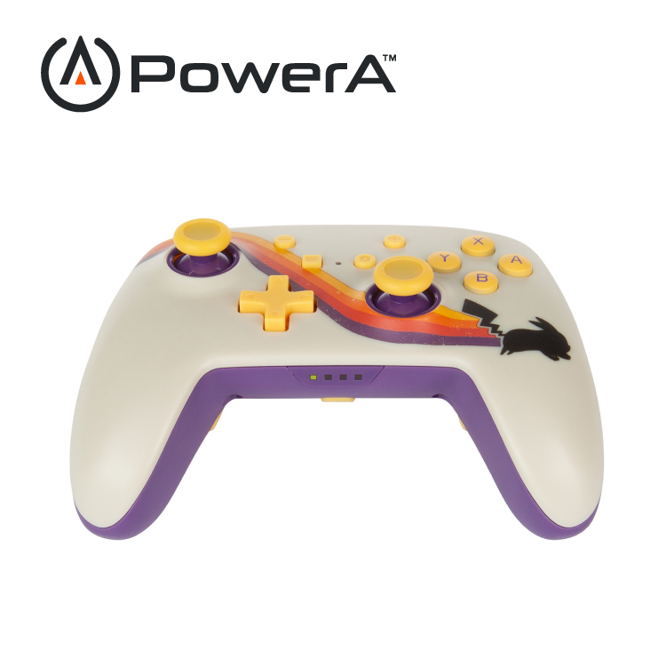【PowerA】|任天堂官方授權|增強款藍芽5.0無線遊戲手把限量款(1518804-02)-復刻皮卡丘