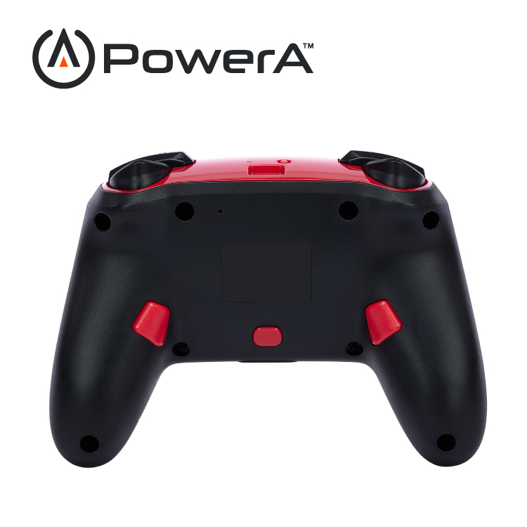 【PowerA】|任天堂官方授權|增強款藍芽5.0無線遊戲手把限量款 (1525741-01)-超級瑪利歐