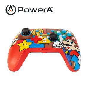 【PowerA】|任天堂官方授權|增強款藍芽5.0無線遊戲手把限量款(1519764-02)-瑪利歐嘻哈