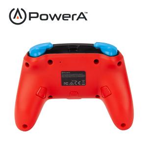 【PowerA】|任天堂官方授權|增強款藍芽5.0無線遊戲手把限量款(1519764-02)-瑪利歐嘻哈