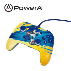 【PowerA】|任天堂官方授權|增強款有線遊戲手把限量款(NSGP202-01) - 音速小子旋風