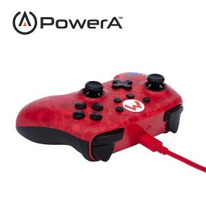 【PowerA】|任天堂官方授權|增強款藍芽5.0無線遊戲手把限量款 (1525741-01)-超級瑪利歐