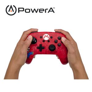 【PowerA】|任天堂官方授權|增強款藍芽5.0無線遊戲手把限量款 (1525741-01)-超級瑪利歐