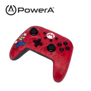 【PowerA】|任天堂官方授權|增強款藍芽5.0無線遊戲手把限量款 (1525741-01)-超級瑪利歐