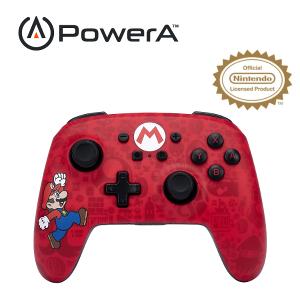 【PowerA】|任天堂官方授權|增強款藍芽5.0無線遊戲手把限量款 (1525741-01)-超級瑪利歐