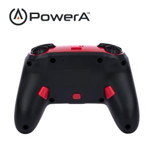 【PowerA】|任天堂官方授權|增強款藍芽5.0無線遊戲手把限量款 (1525741-01)-超級瑪利歐