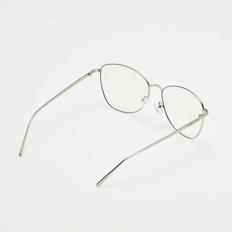 ROSIE ALLAN 藍光眼鏡 TAYLOR-銀色