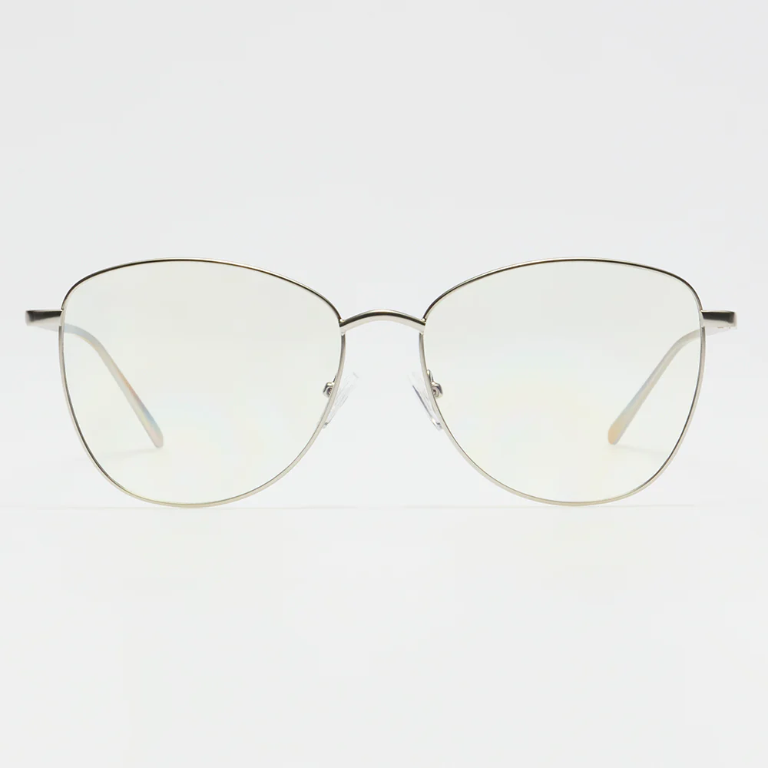 ROSIE ALLAN 藍光眼鏡 TAYLOR-銀色