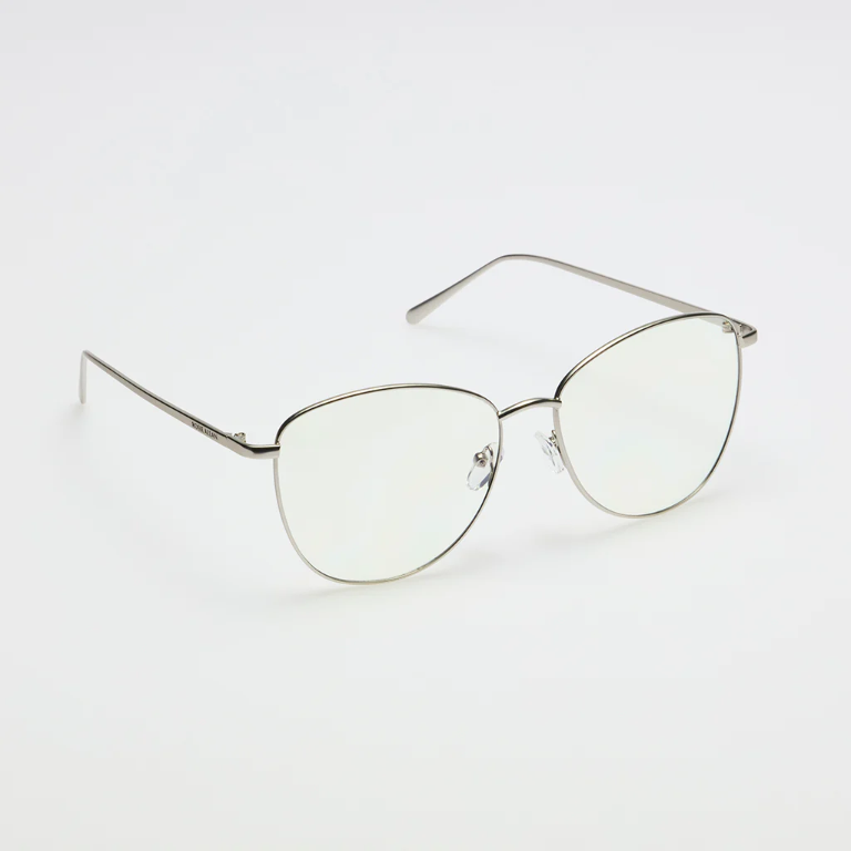 ROSIE ALLAN 藍光眼鏡 TAYLOR-銀色