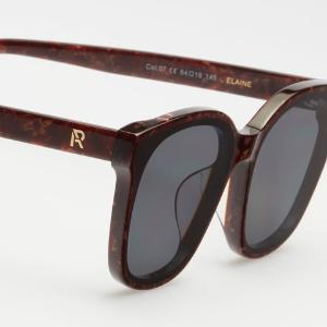 ROSIE ALLAN 太陽眼鏡 手工板材墨鏡 ELAINE-珠光紅琥珀