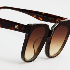 ROSIE ALLAN 太陽眼鏡 手工板材墨鏡 VIVI-茶琥珀