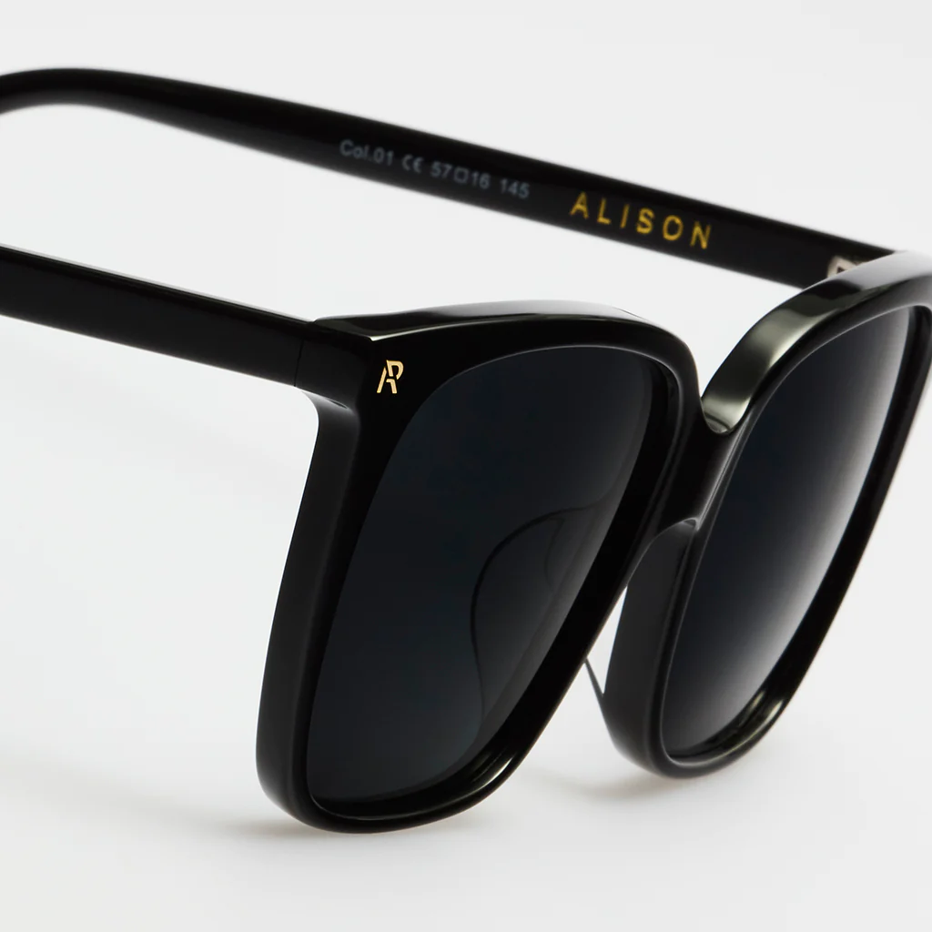 ROSIE ALLAN 太陽眼鏡 手工板材墨鏡 ALISON-黑色