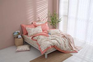 PR650浪漫花都西式床組 桔粉