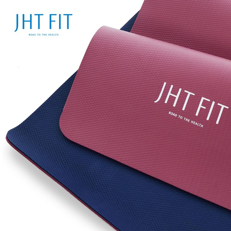JHT NBR雙色環保8mm瑜珈墊(台灣製) K-612