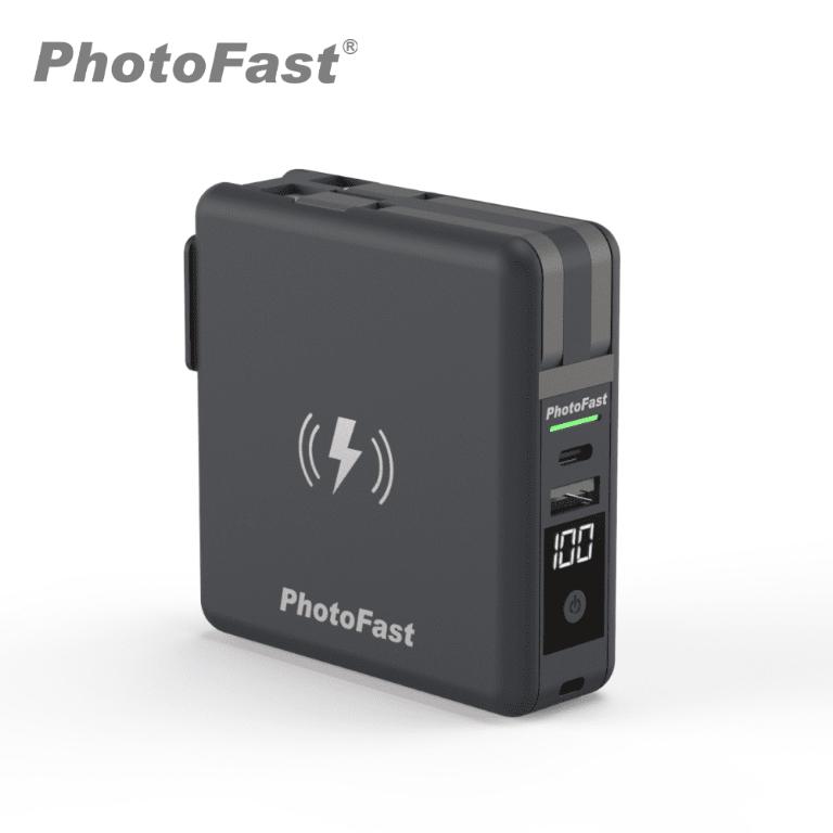 Photofast多功能五合一行動電源 萬用充 自帶線旅行充 磁吸無線充電 MUTICharge 10000mAh