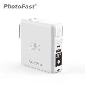 Photofast多功能五合一行動電源 萬用充 自帶線旅行充 磁吸無線充電 MUTICharge 10000mAh